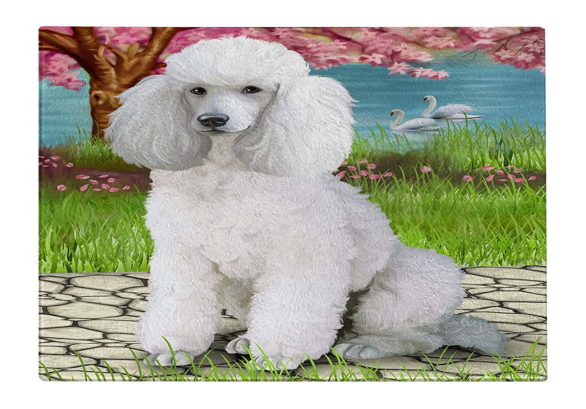 Tabla de cortar caniche perro vidrio templado cocina personalizada nueva con etiquetas - Imagen 132 de 133
