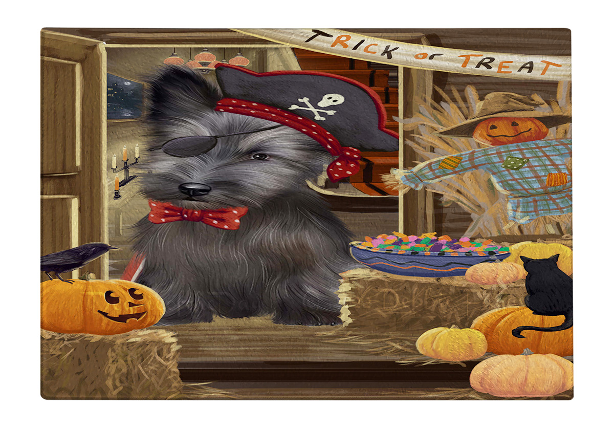 Skye Terrier Hund Schneidebrett Hartglas Personalisiert Küche Individuell Neu mit Etikett - Bild 69 von 72