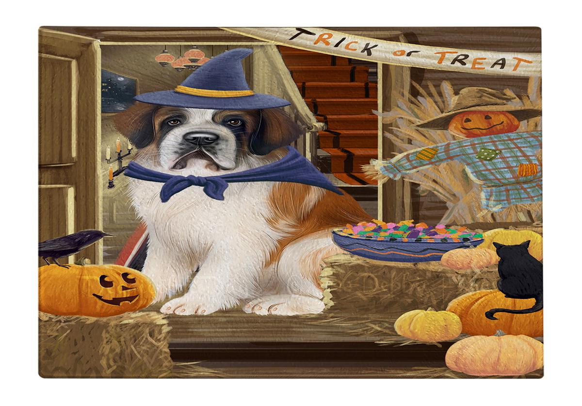 Saint Bernard Dog Cutting Board Tempered Glass Personalized Kitchen Custom NWT - Picture 75 of 81