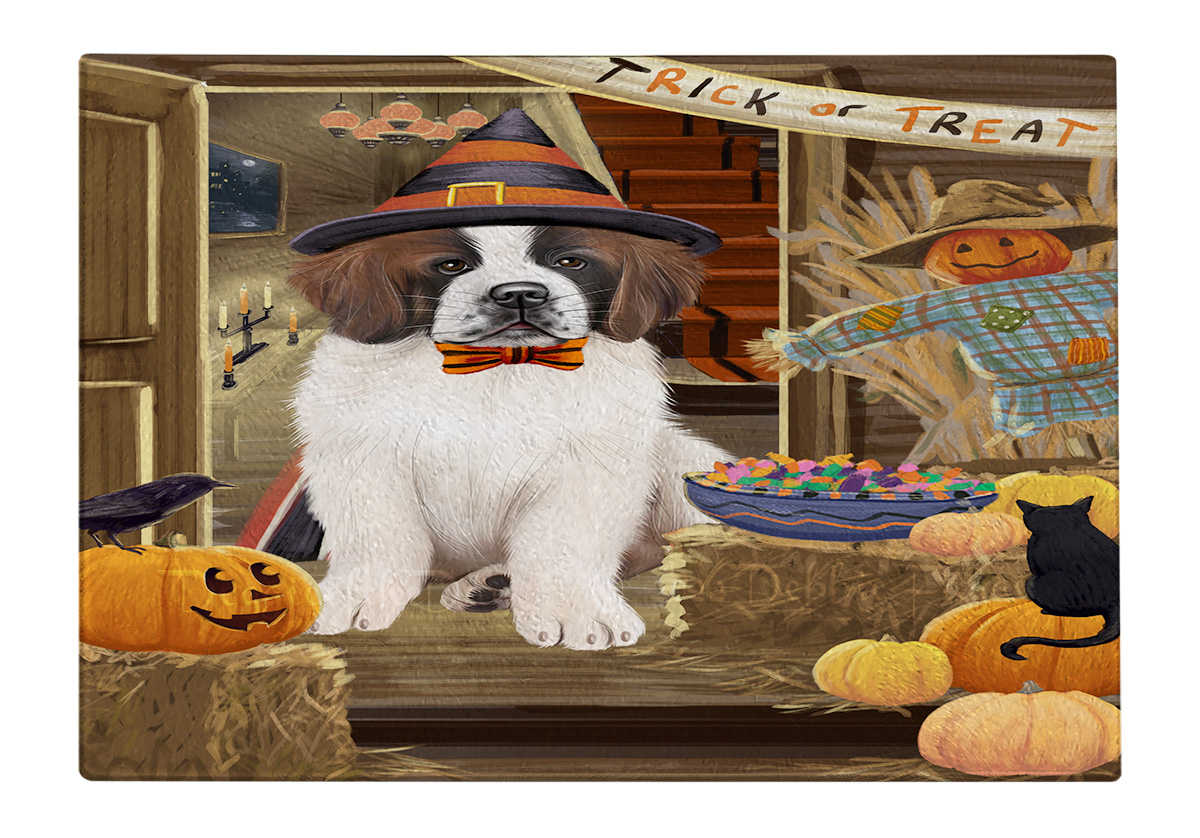 Saint Bernard Dog Cutting Board Tempered Glass Personalized Kitchen Custom NWT - Picture 77 of 81