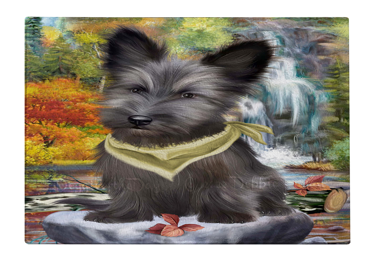 Skye Terrier Hund Schneidebrett Hartglas Personalisiert Küche Individuell Neu mit Etikett - Bild 12 von 72