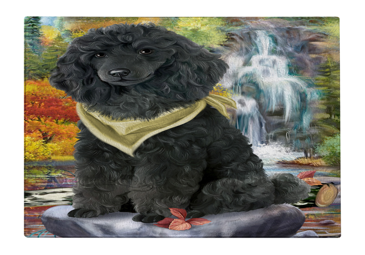 Tabla de cortar caniche perro vidrio templado cocina personalizada nueva con etiquetas - Imagen 15 de 133