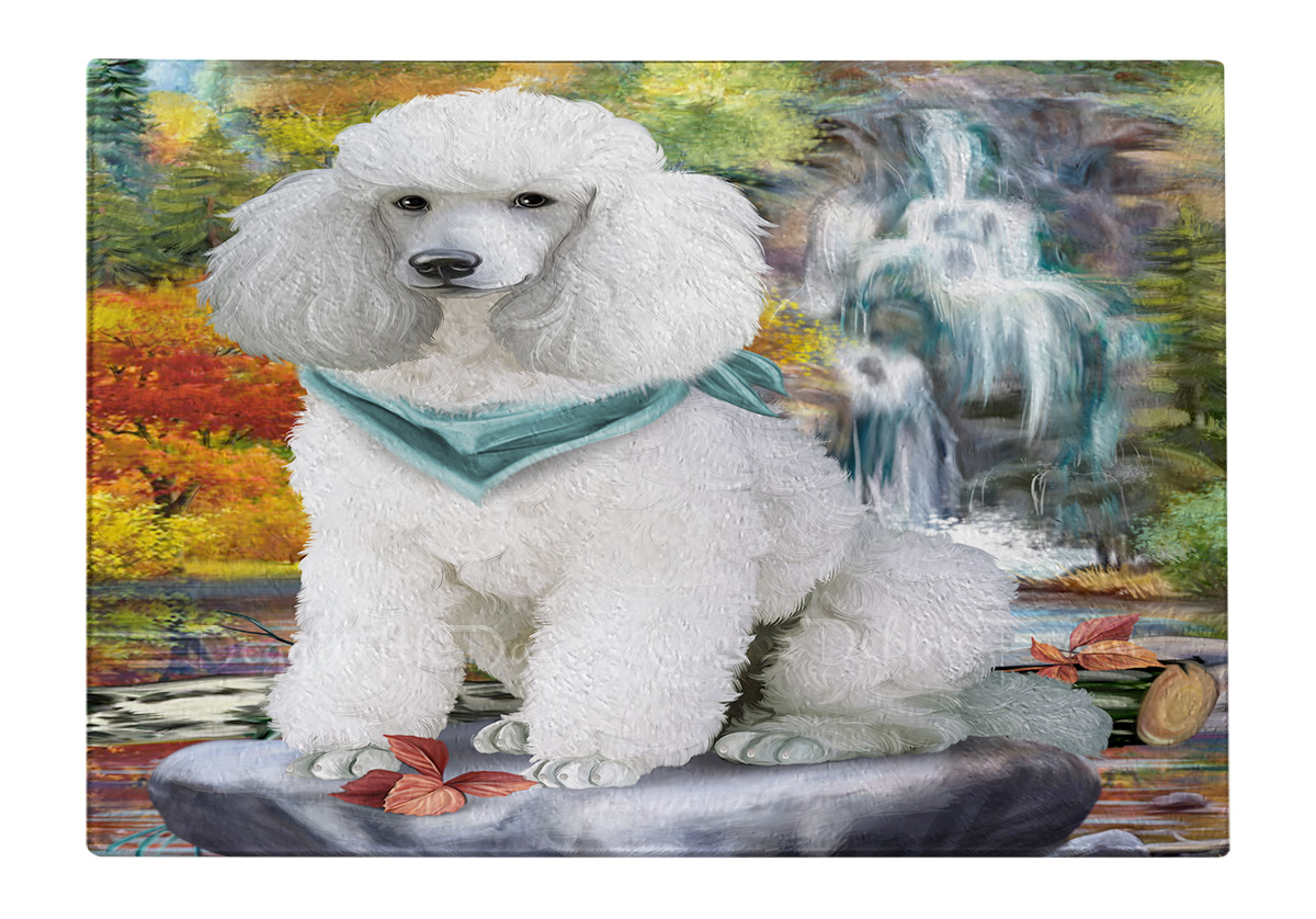 Tabla de cortar caniche perro vidrio templado cocina personalizada nueva con etiquetas - Imagen 17 de 133