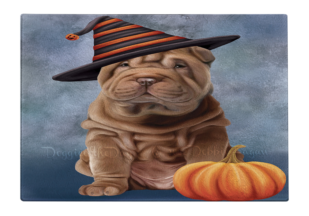 Shar Pei Dog Cutting Board Tempered Glass Personalized Kitchen Custom NWT - Picture 106 of 109