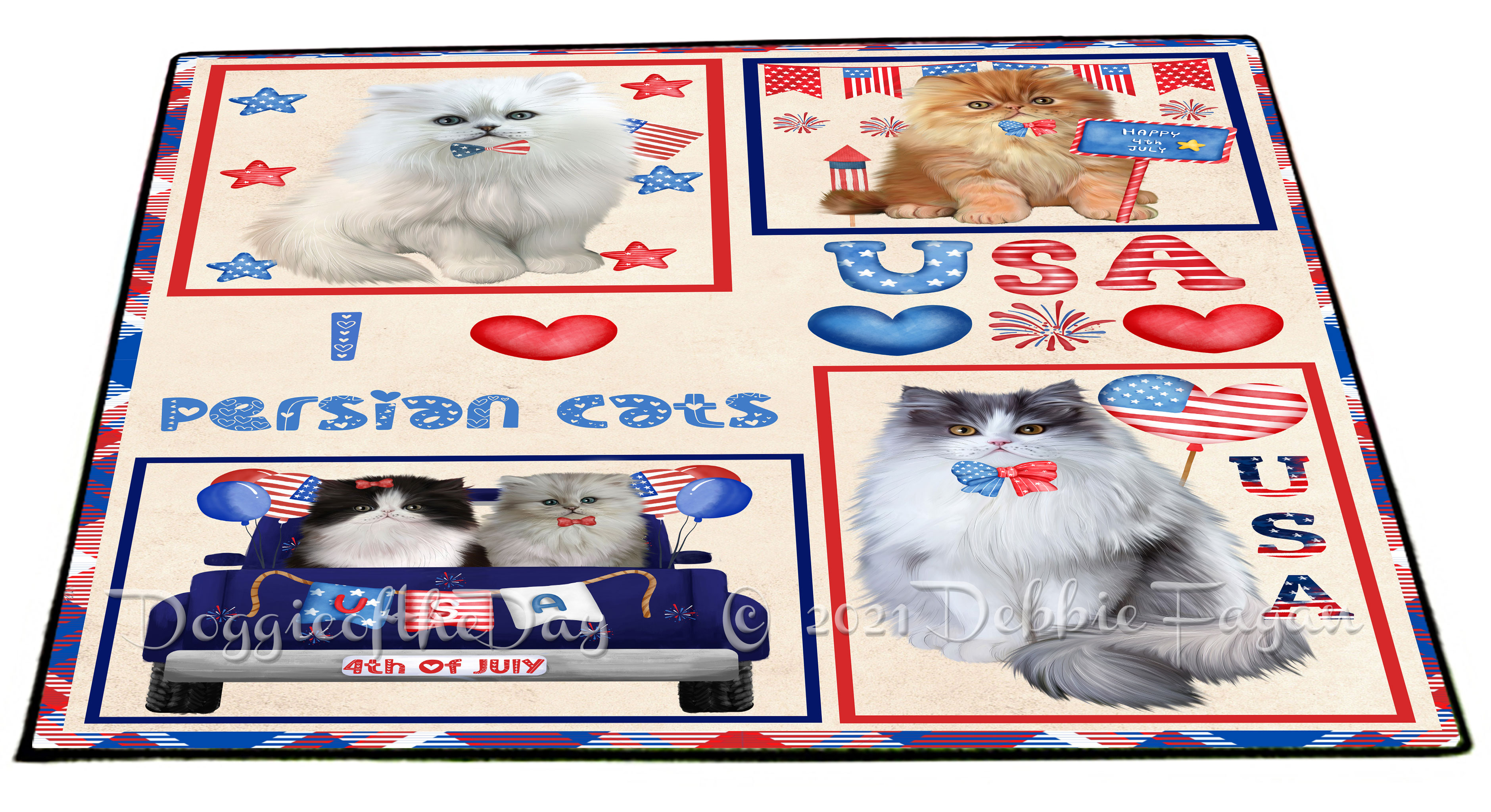 Tappetino pavimento gatto persiano tappetino personalizzato tappetino porta animale domestico San Valentino Nuovo con etichette - Foto 40 di 67