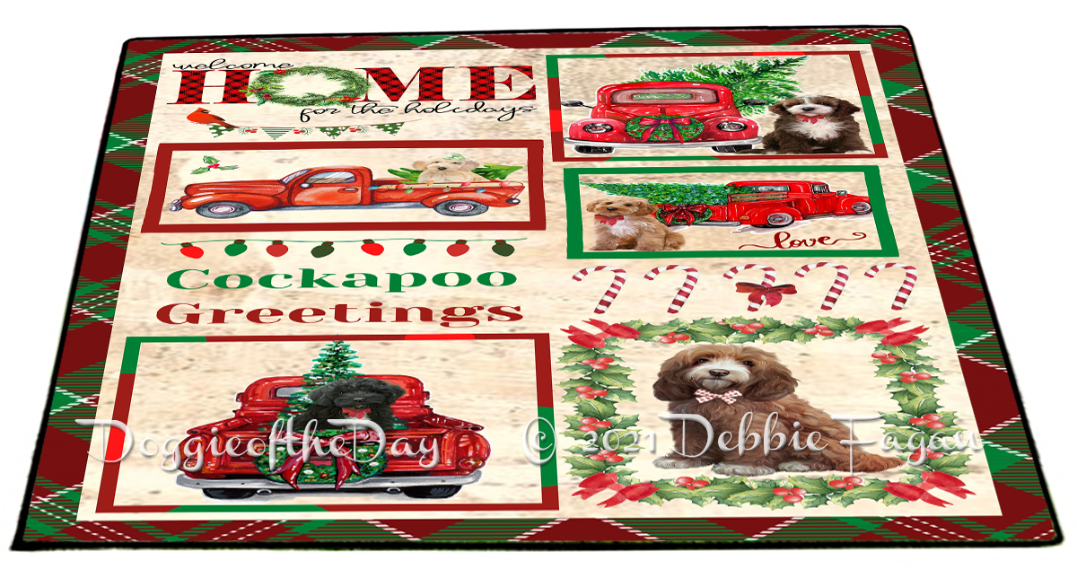 Cockapoo Dog Floor Mat Personalized Pet Door Mat Valentine Day NWT - Picture 14 of 46