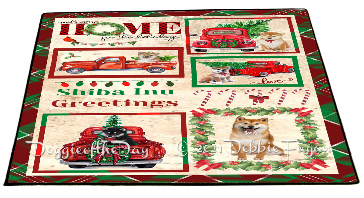 Shiba Inu Dog Floor Mat Personalized Pet Door Mat Valentine Day NWT - Picture 19 of 46