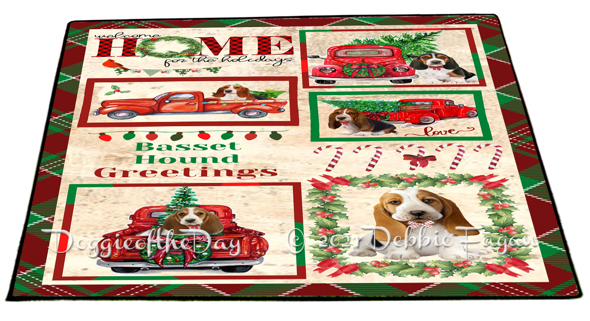 Basset Hound Dog Floor Mat Personalized Pet Door Mat Valentine Day NWT - Picture 16 of 44