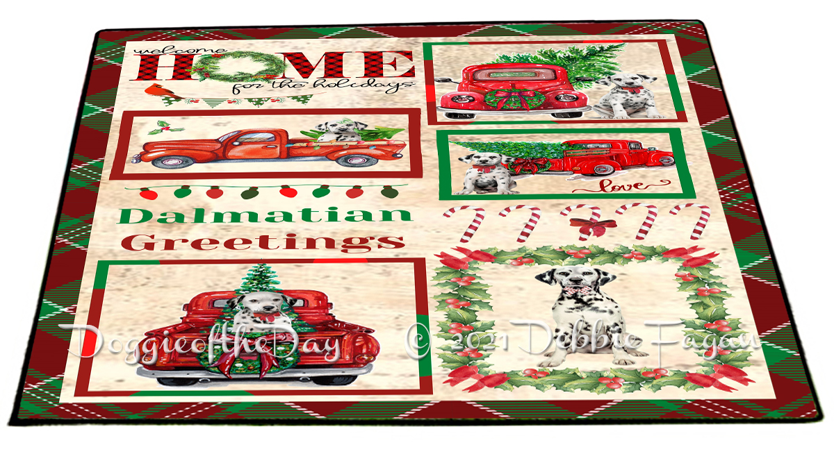Dalmatian Dog Floor Mat Personalized Pet Door Mat Valentine Day NWT - Picture 19 of 51