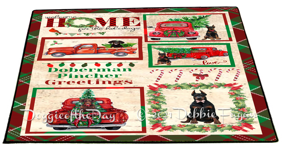 Doberman Pinscher Dog Floor Mat Personalize Pet Door Mat Valentine Day NWT - Picture 19 of 52