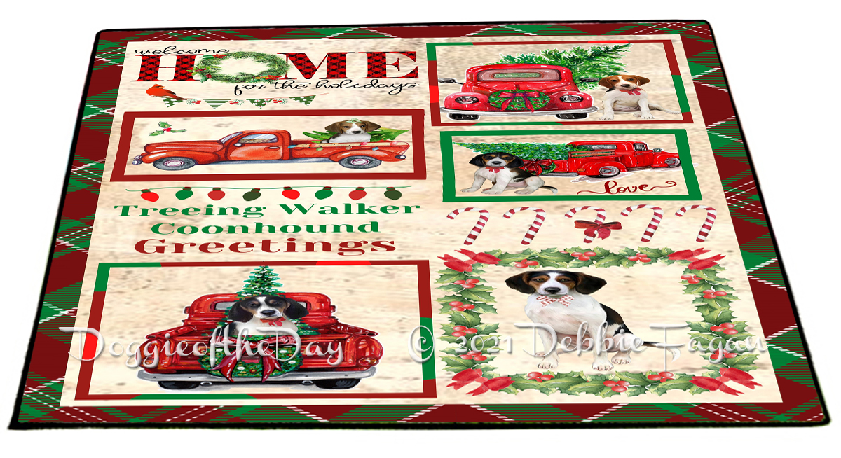 Treeing Walker Coonhound Dog Floor Mat Personalized Door Mat Valentine Day NWT - Picture 17 of 45