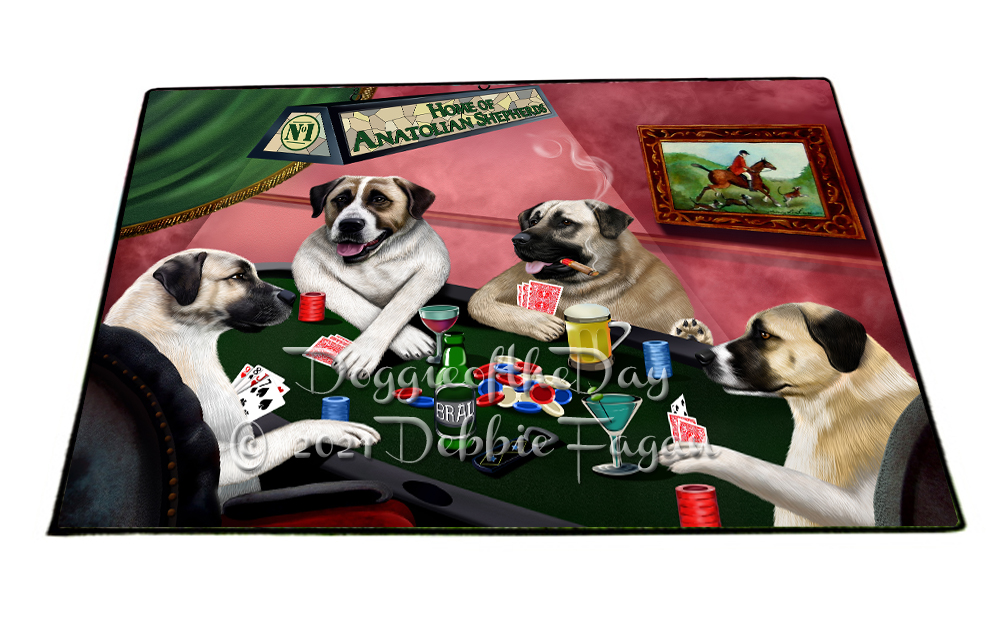 Anatolian Shepherd Dog Floor Mat Personalized Door Mat Valentine Day NWT - Picture 27 of 47