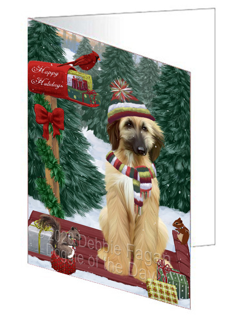 Christmas Woodland Sled Dog Cat Pet Photo Greeting Invitation Card Pack of 20 - Picture 8 of 159