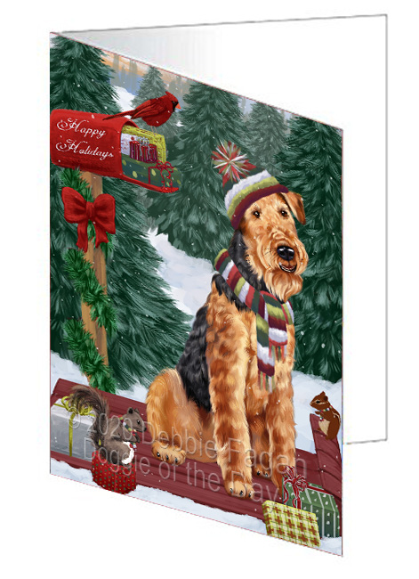 Christmas Woodland Sled Dog Cat Pet Photo Greeting Invitation Card Pack of 20 - Picture 9 of 159