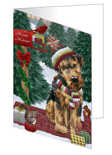 Christmas Woodland Sled Dog Cat Pet Photo Greeting Invitation Card Pack of 20 - Picture 10 of 159