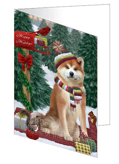Christmas Woodland Sled Dog Cat Pet Photo Greeting Invitation Card Pack of 20 - Picture 11 of 159