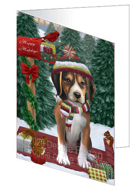 Christmas Woodland Sled Dog Cat Pet Photo Greeting Invitation Card Pack of 20 - Picture 19 of 159