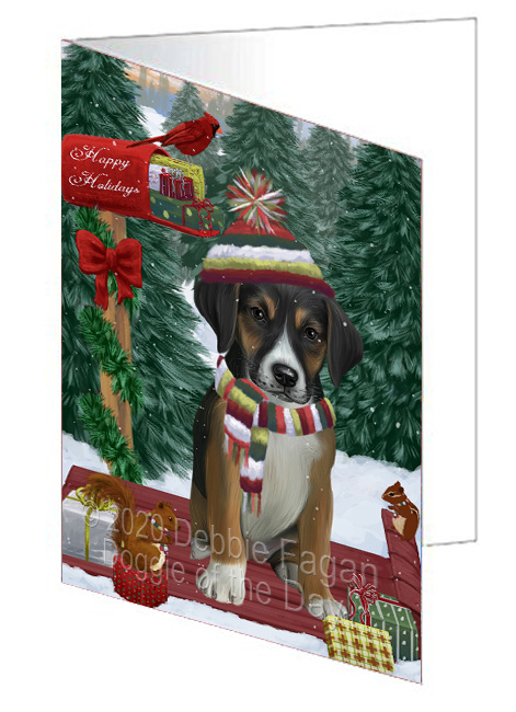 Christmas Woodland Sled Dog Cat Pet Photo Greeting Invitation Card Pack of 20 - Picture 20 of 159