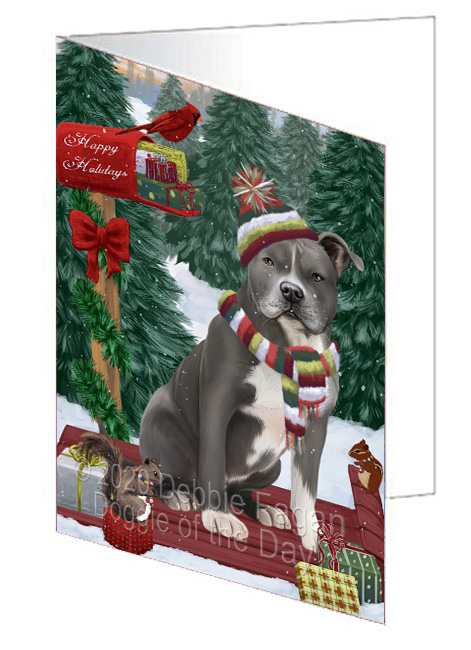 Christmas Woodland Sled Dog Cat Pet Photo Greeting Invitation Card Pack of 20 - Picture 23 of 159