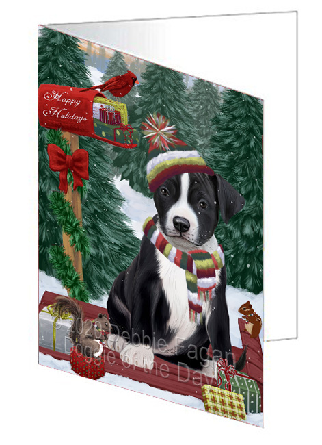 Christmas Woodland Sled Dog Cat Pet Photo Greeting Invitation Card Pack of 20 - Picture 25 of 159