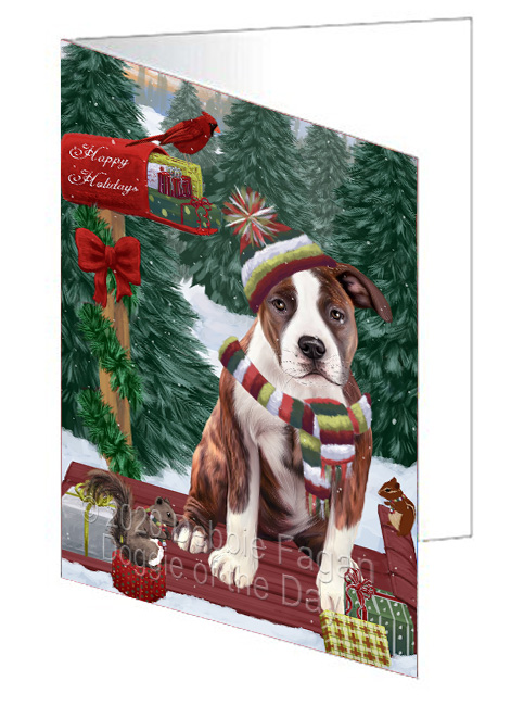 Christmas Woodland Sled Dog Cat Pet Photo Greeting Invitation Card Pack of 20 - Picture 26 of 159