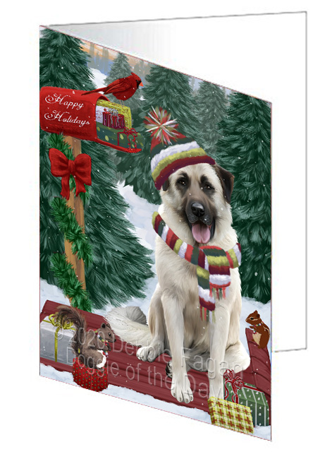 Christmas Woodland Sled Dog Cat Pet Photo Greeting Invitation Card Pack of 20 - Picture 28 of 159