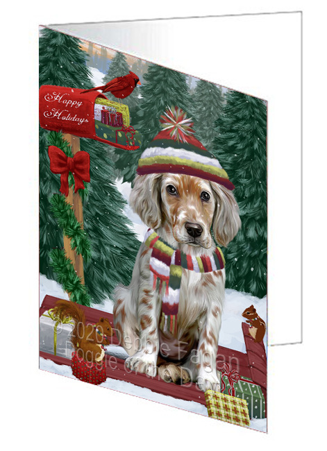 Christmas Woodland Sled Dog Cat Pet Photo Greeting Invitation Card Pack of 20 - Picture 141 of 159
