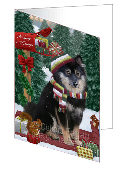 Christmas Woodland Sled Dog Cat Pet Photo Greeting Invitation Card Pack of 20 - Picture 145 of 159