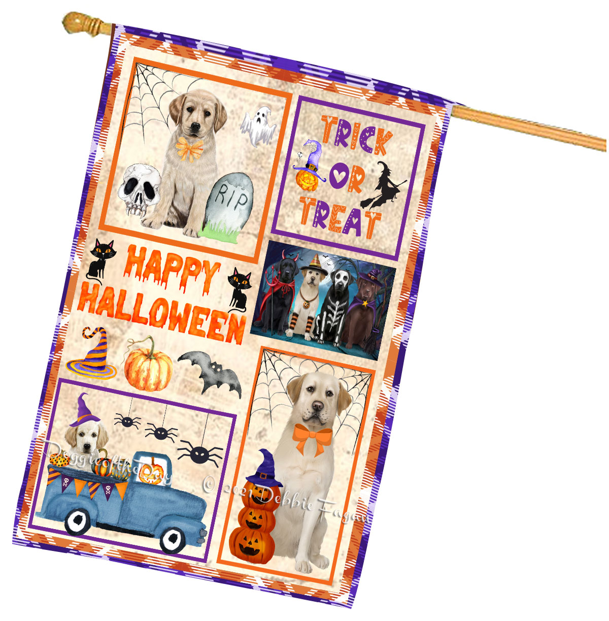Labrador Dog House Flag Holiday Double Sided 28"x40" Many Designs NWT NEW - Picture 38 of 92
