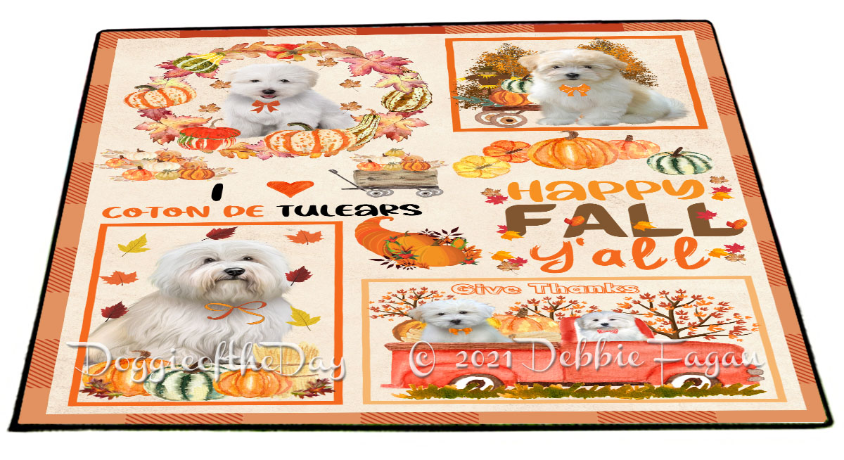 Coton De Tulear Dog Floor Mat Personalized Pet Door Mat Valentine Day NWT - Picture 33 of 40