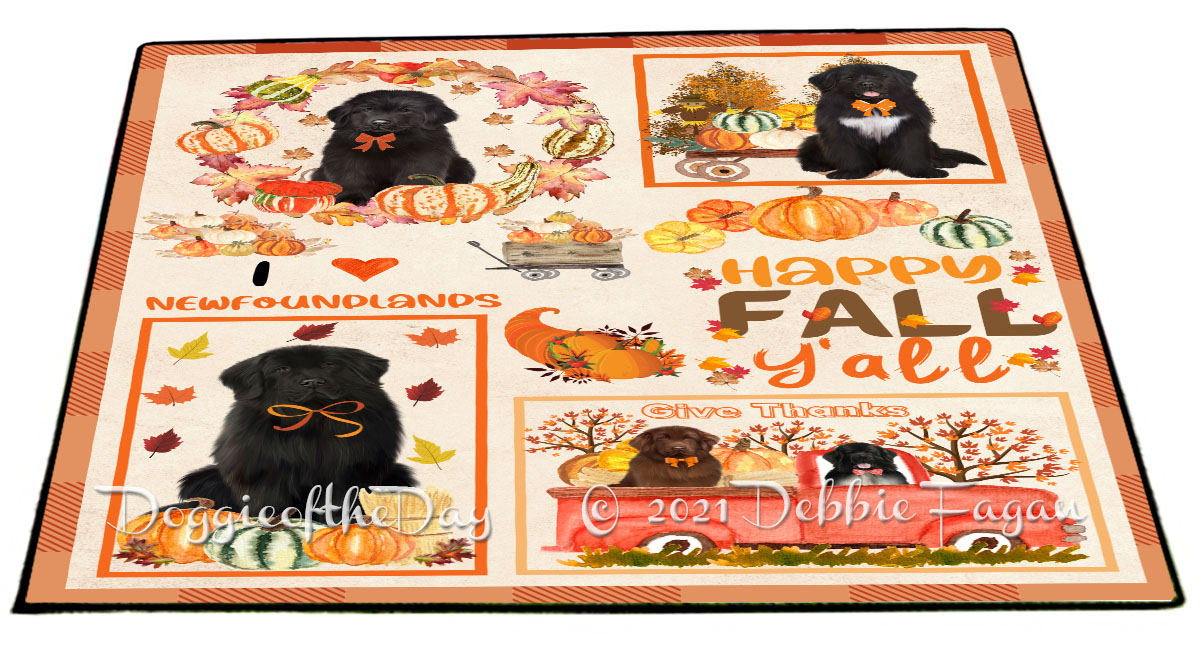 Newfoundland Dog Floor Mat Personalized Pet Door Mat Valentine Day NWT - Picture 27 of 31