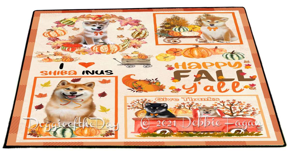 Shiba Inu Dog Floor Mat Personalized Pet Door Mat Valentine Day NWT - Picture 40 of 46