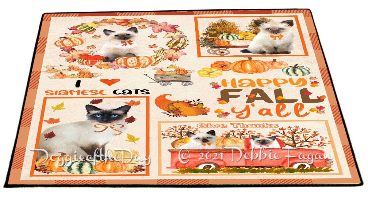Siamese Cat Floor Mat Personalized Pet Door Mat Valentine Day NWT - Picture 41 of 48