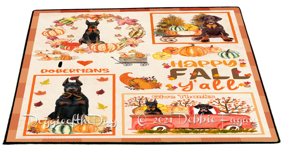 Doberman Pinscher Dog Floor Mat Personalize Pet Door Mat Valentine Day NWT - Picture 44 of 52