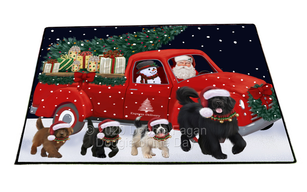 Newfoundland Dog Floor Mat Personalized Pet Door Mat Valentine Day NWT - Picture 12 of 31