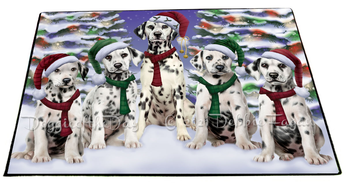Dalmatian Dog Floor Mat Personalized Pet Door Mat Valentine Day NWT - Picture 13 of 51