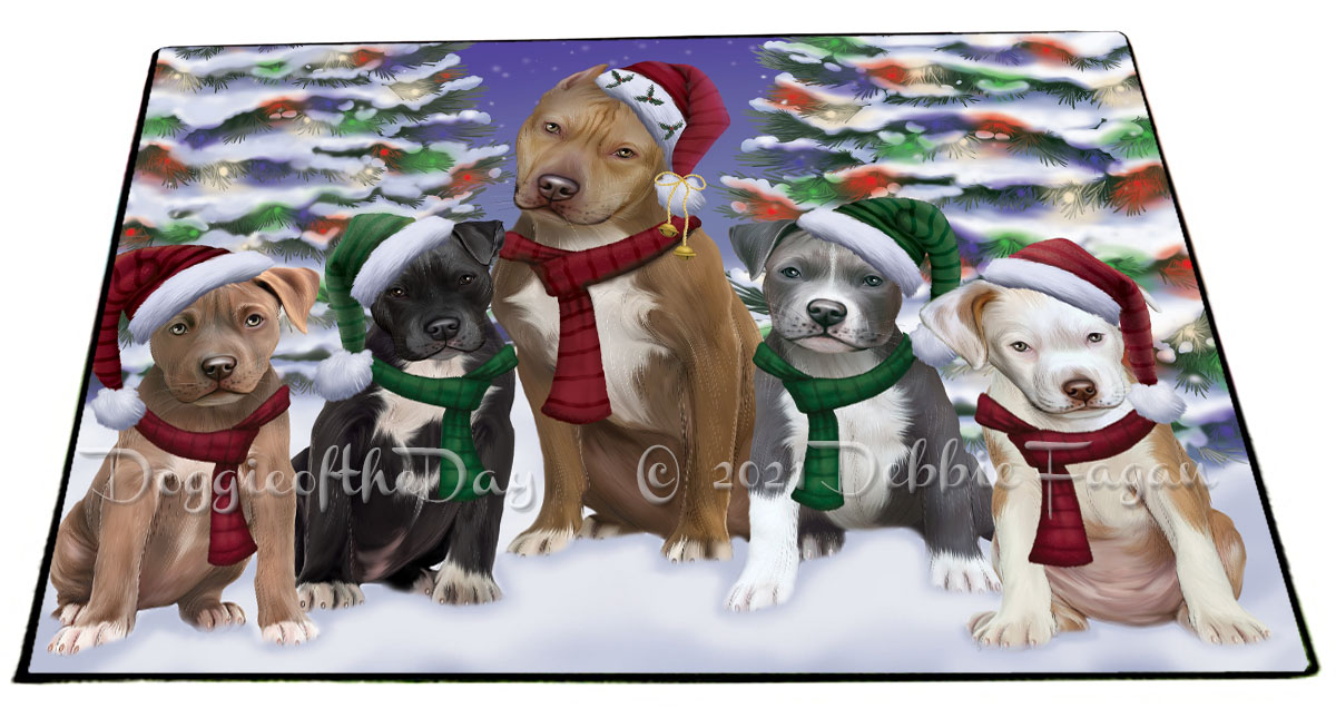 Pit Bull Dog Floor Mat Personalized Pet Door Mat Valentine Day NWT - Picture 13 of 36