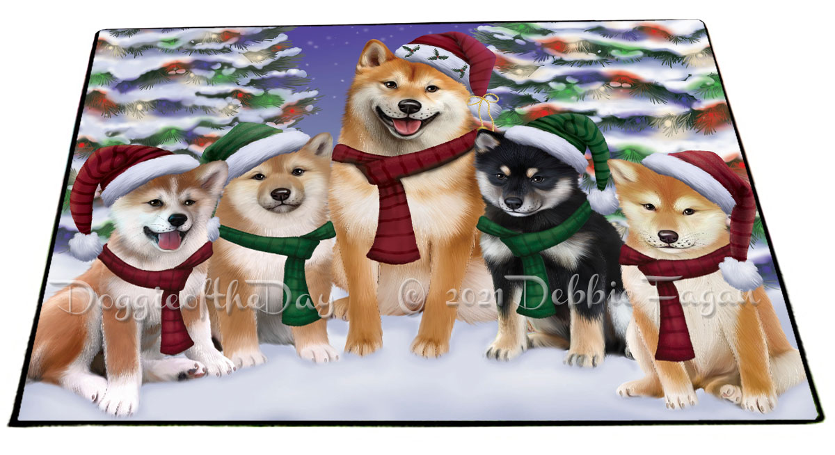 Shiba Inu Dog Floor Mat Personalized Pet Door Mat Valentine Day NWT - Picture 13 of 46