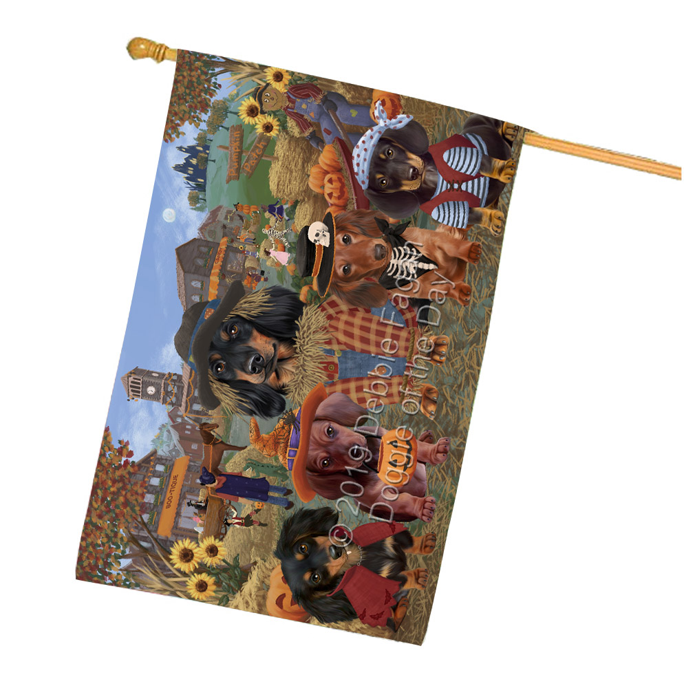 Dachshund Dog House Flag Holiday Double Sided 28"x40" Many Designs NWT NEW - Picture 38 of 95