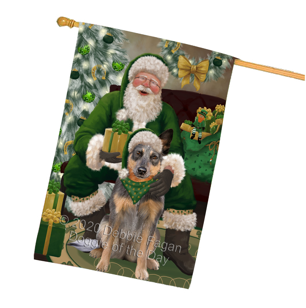 Blue Heeler Dog House Flag Christmas Double Sided 28"x40" Many Designs NWT NEW - Picture 40 of 72