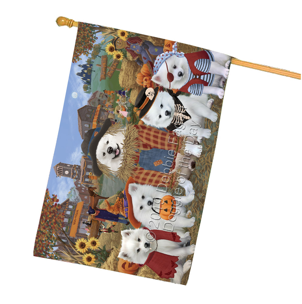 Amerikanische Eskimo Hundehaus Flagge Urlaub doppelseitig 28"x40" viele Designs Neu mit Etikett NEU - Bild 29 von 79