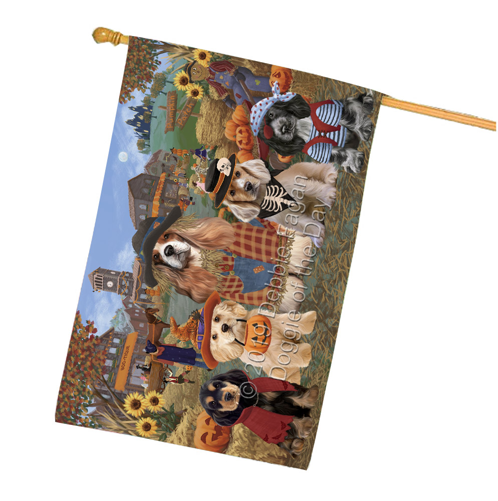 Cocker Spaniel Hundehaus Flagge Urlaub doppelseitig 28""x40"" viele Designs neu mit Etikett NEU - Bild 45 von 101