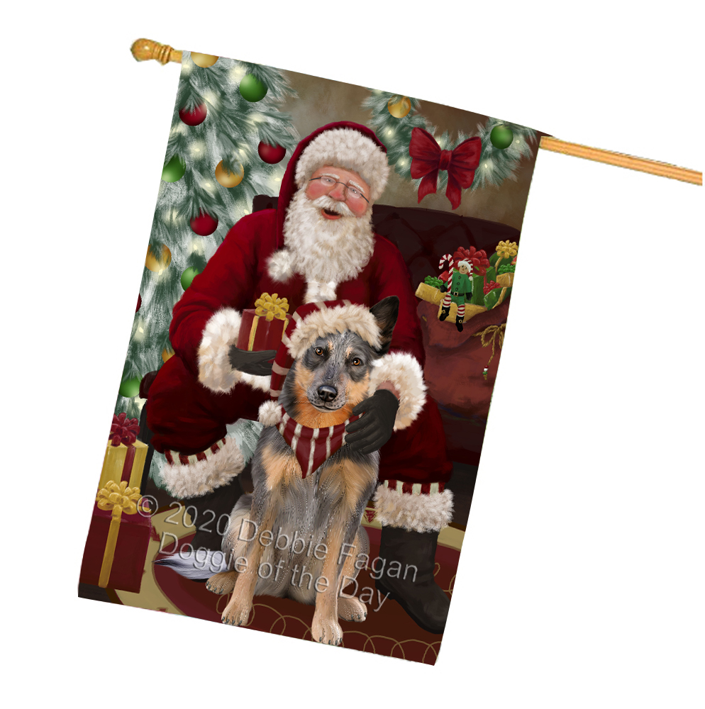 Blue Heeler Dog House Flag Christmas Double Sided 28"x40" Many Designs NWT NEW - Picture 39 of 72