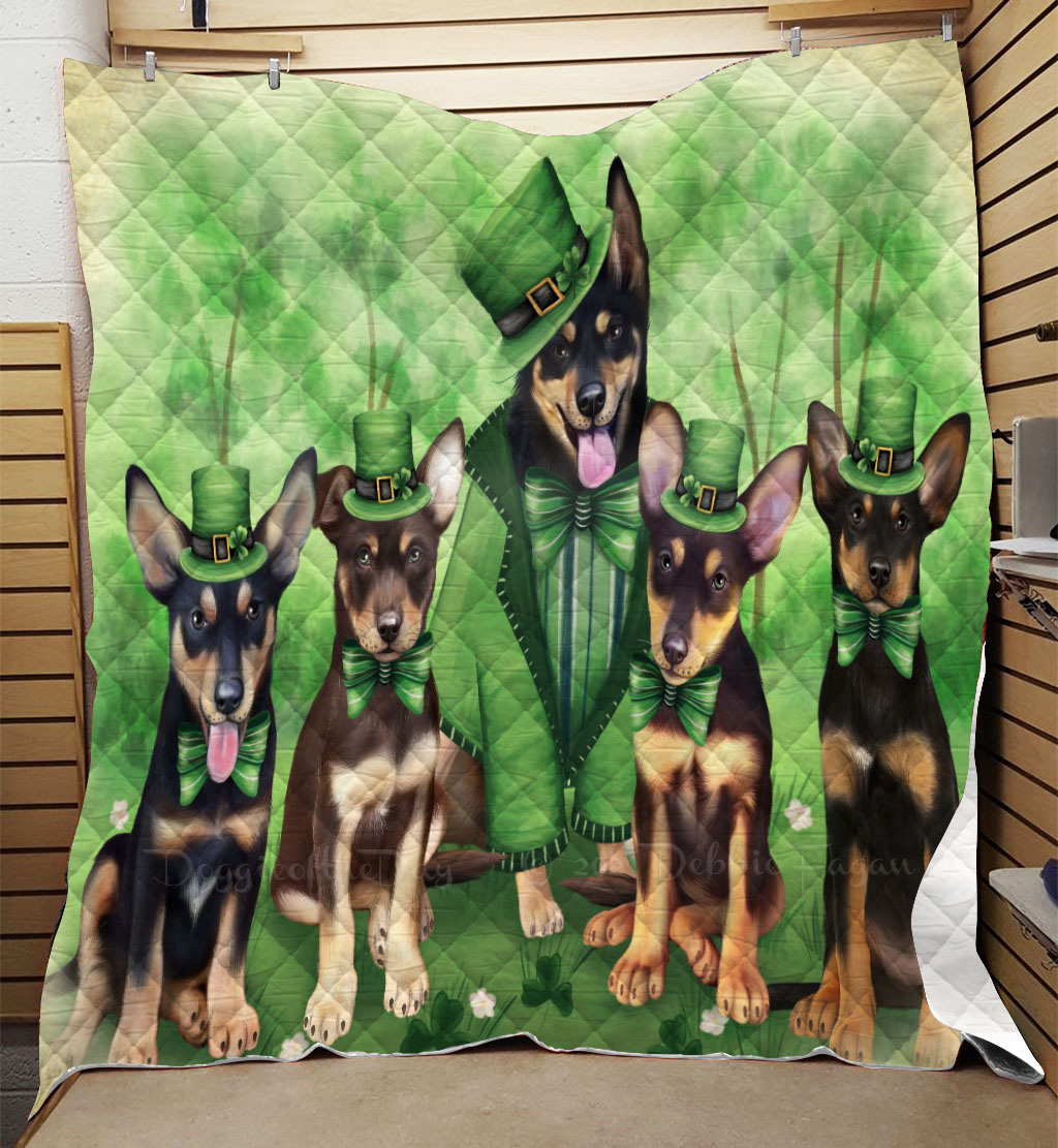 Australian Kelpie Quilt Dog Bedding Personalized Bed Gift Many Designs NWT - Picture 26 of 33