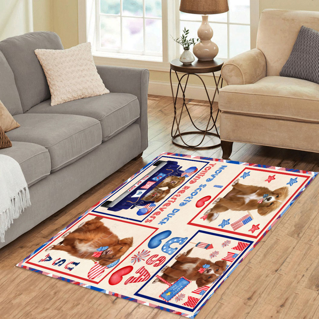 Nova Scotia Duck Tolling Retriever Dog Area Rug and Runner Personalized NWT NEW - 第 13/22 張圖片