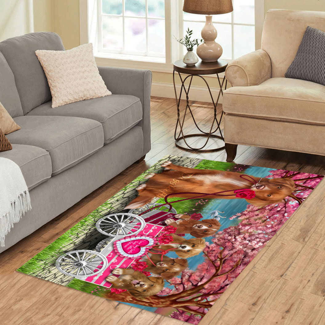 Nova Scotia Duck Tolling Retriever Dog Area Rug and Runner Personalized NWT NEW - 第 21/22 張圖片