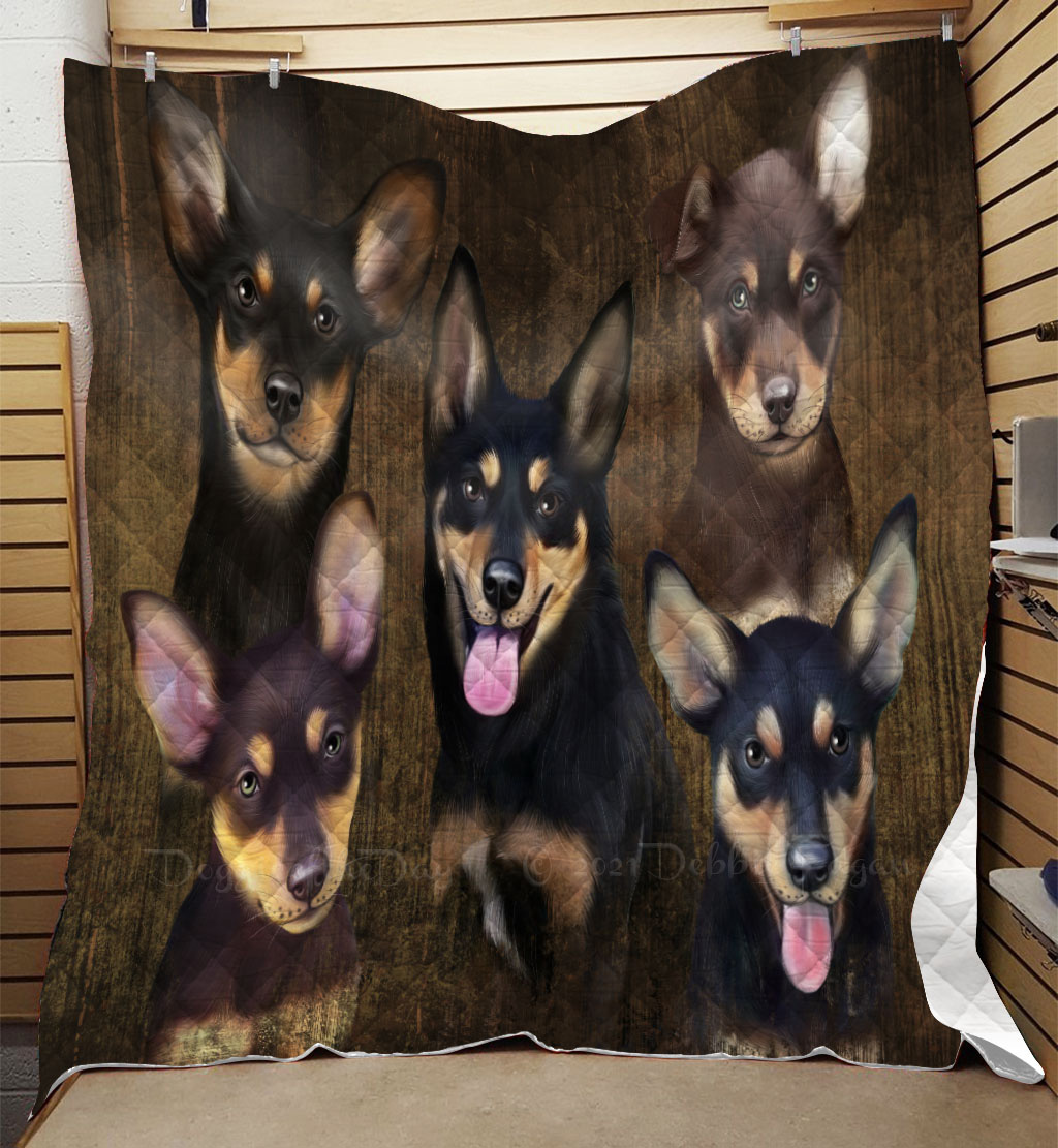 Australian Kelpie Quilt Dog Bedding Personalized Bed Gift Many Designs NWT - Picture 14 of 33