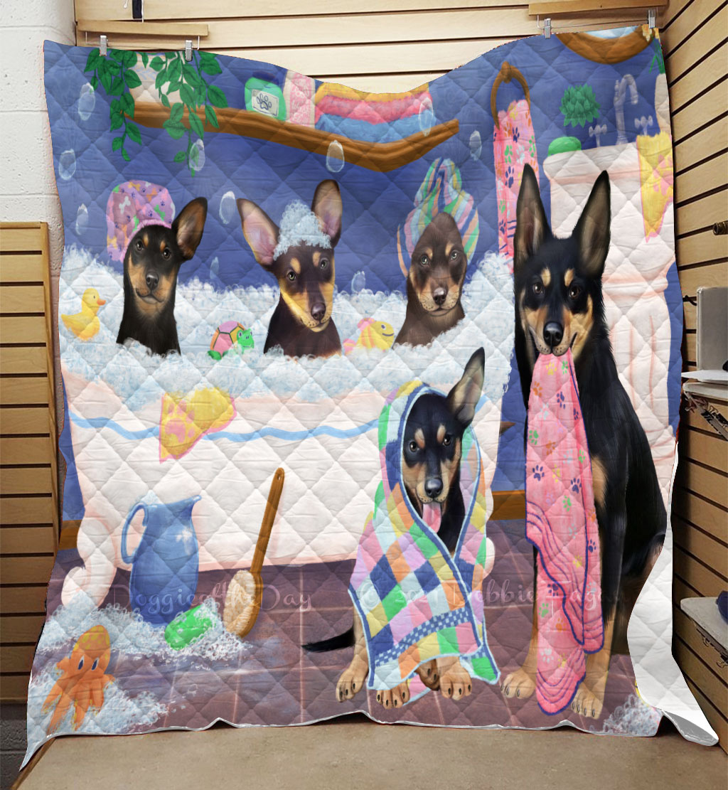 Australian Kelpie Quilt Dog Bedding Personalized Bed Gift Many Designs NWT - Picture 33 of 33
