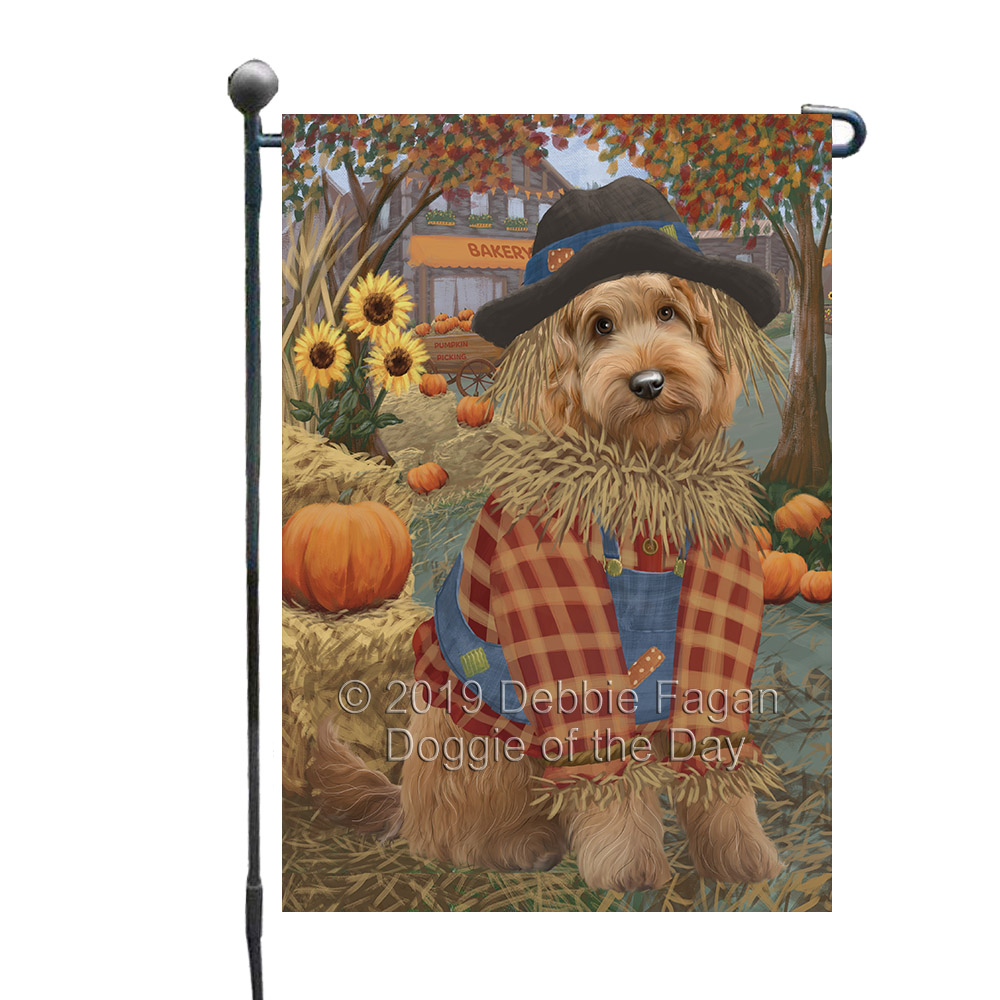 Goldendoodle Dog Garden Flag Personalized Double Sided 12.5"x18" Many Design NWT