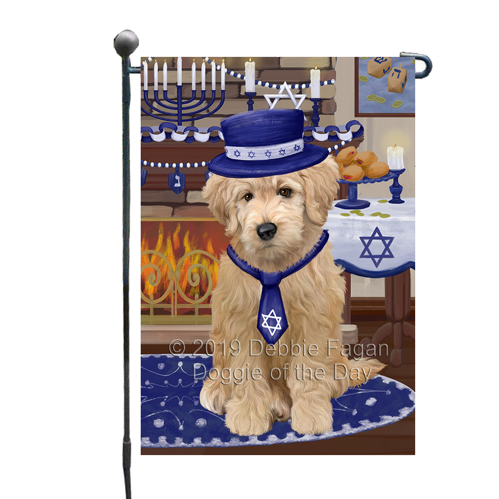 Goldendoodle Dog Garden Flag Personalized Double Sided 12.5"x18" Many Design NWT